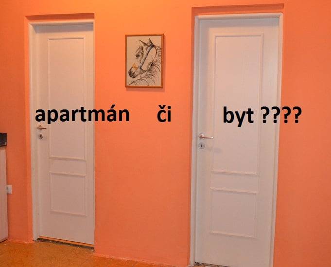 Apartmán či byt ????